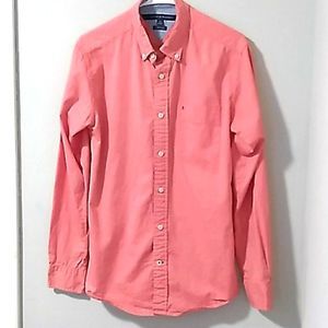 Tommy Hilfiger Red Classic Fit Button Down Shirt. - image 1